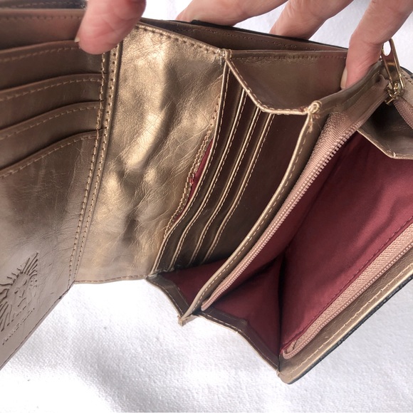 ANNE KLEIN BLACK Croc Embossed Wallet New NWOT - Picture 10 of 10